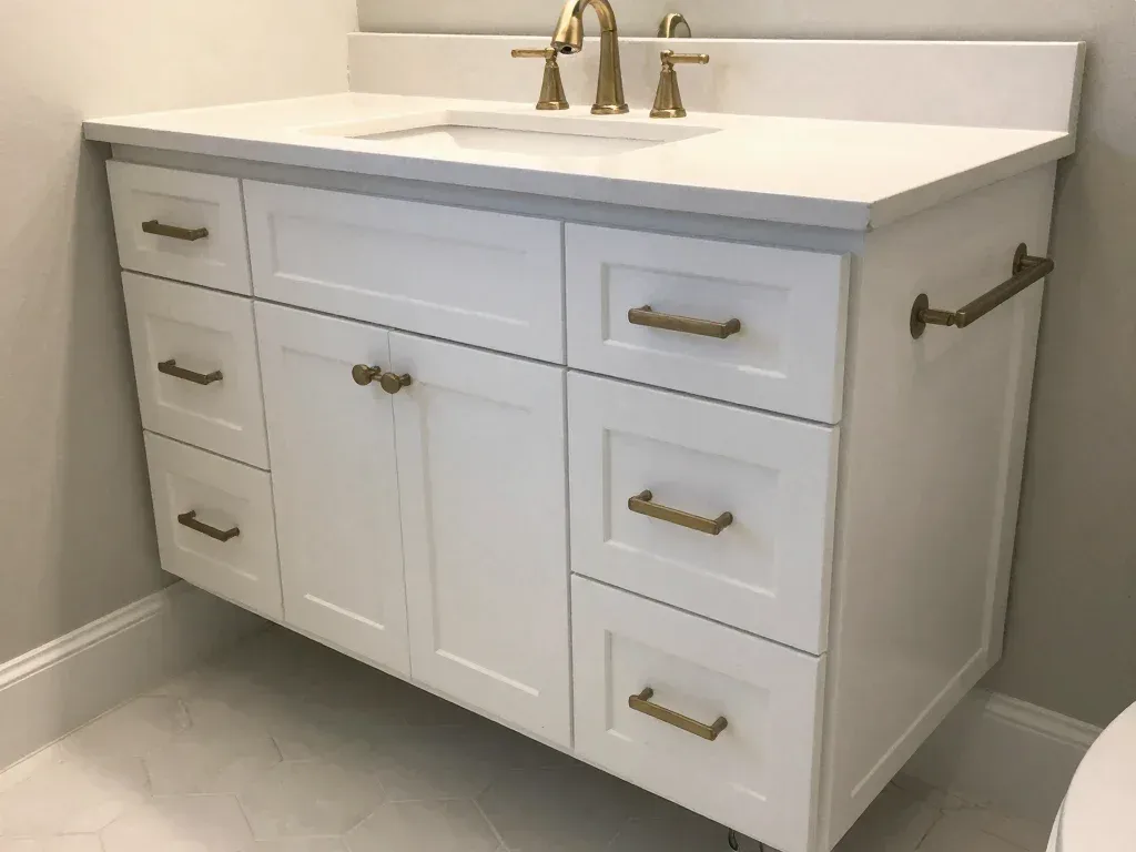 Vanity install webp bathroom — Fremont, CA