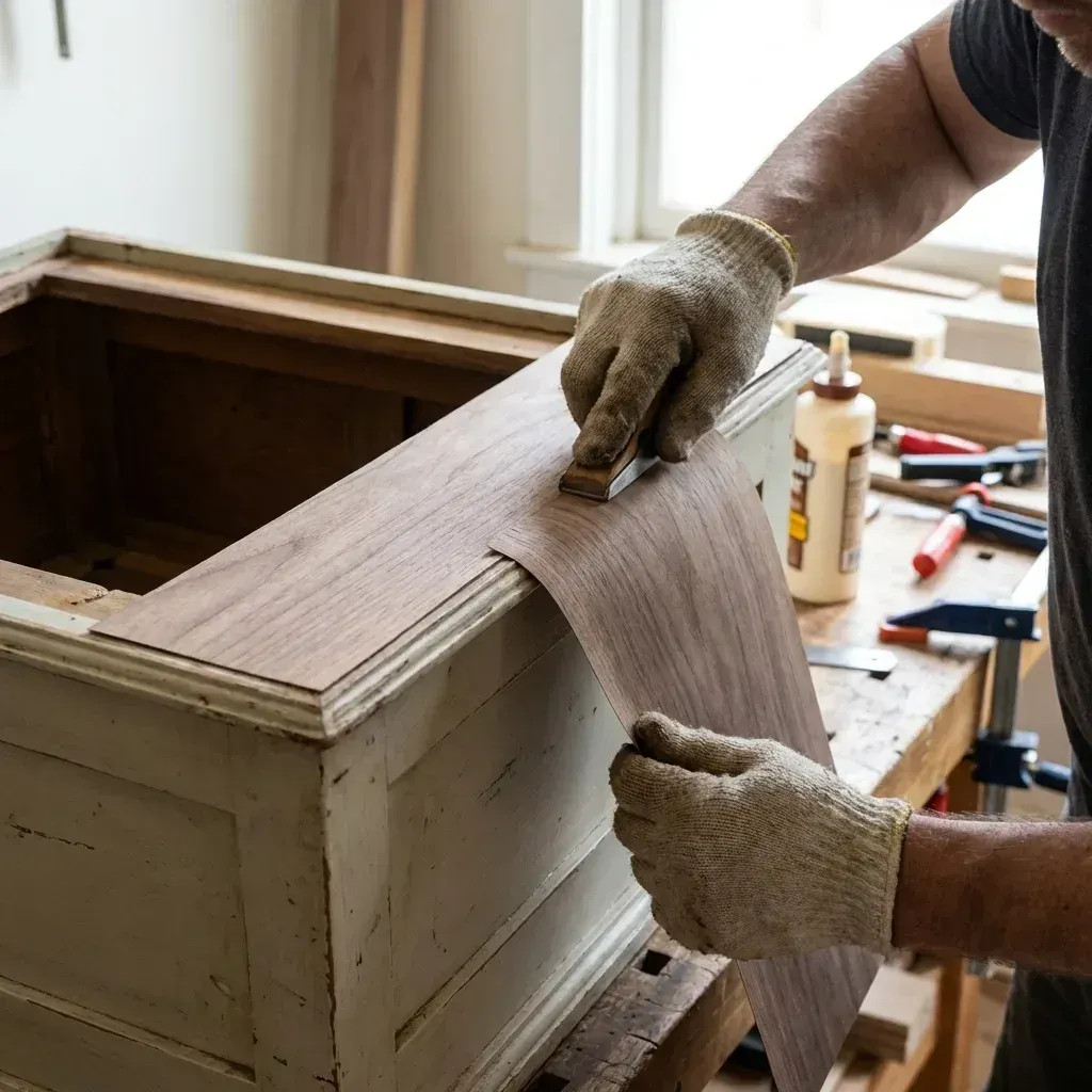 Cabinet refacing refinishing finish in Fremont, CA