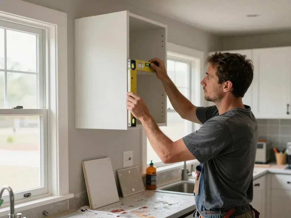 Custom kitchen cabinets installed in Fremont